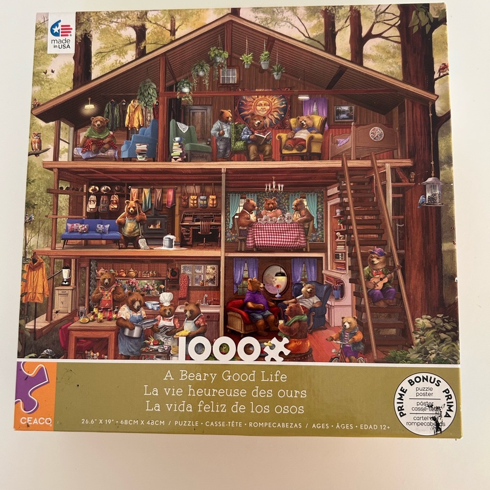 A Beary Good Life  - 1000 Piece Ceaco Jigsaw Puzzle
